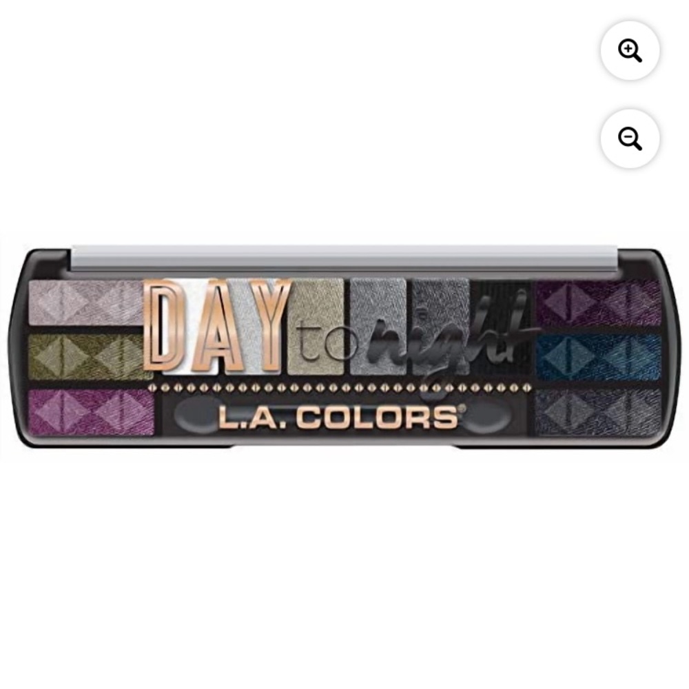 L.A. Colors Day to Night Eyeshadow Palette - Bold Shades Nightfall